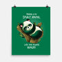 Panda Lazy-none matte poster-Vallina84