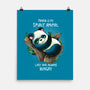 Panda Lazy-none matte poster-Vallina84