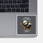 Panda Lazy-none glossy sticker-Vallina84