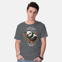 Panda Lazy-mens basic tee-Vallina84