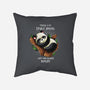 Panda Lazy-none removable cover throw pillow-Vallina84