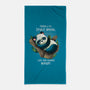 Panda Lazy-none beach towel-Vallina84