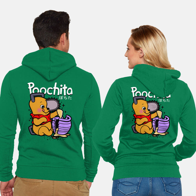 Poochita-unisex zip-up sweatshirt-Boggs Nicolas