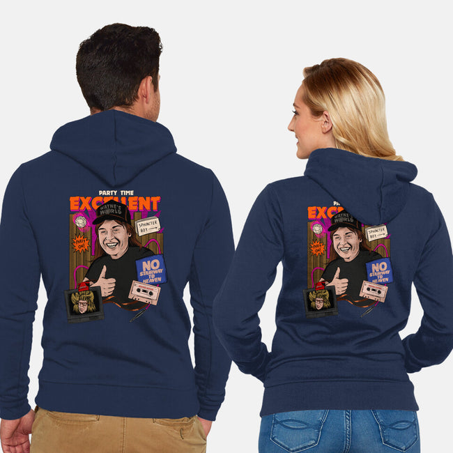 Party Time Excellent-unisex zip-up sweatshirt-The Brothers Co.