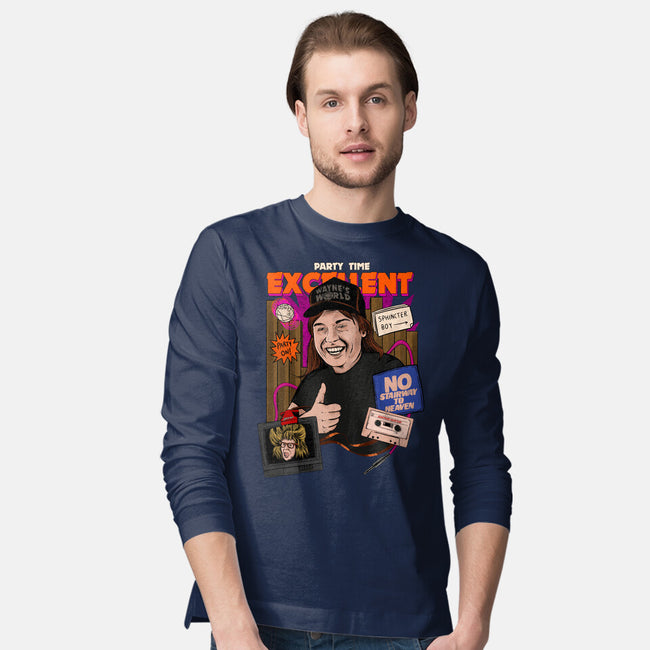 Party Time Excellent-mens long sleeved tee-The Brothers Co.