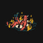 Bathing In Fire-womens off shoulder sweatshirt-tdK17
