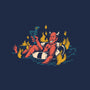 Bathing In Fire-none fleece blanket-tdK17