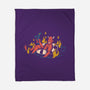 Bathing In Fire-none fleece blanket-tdK17