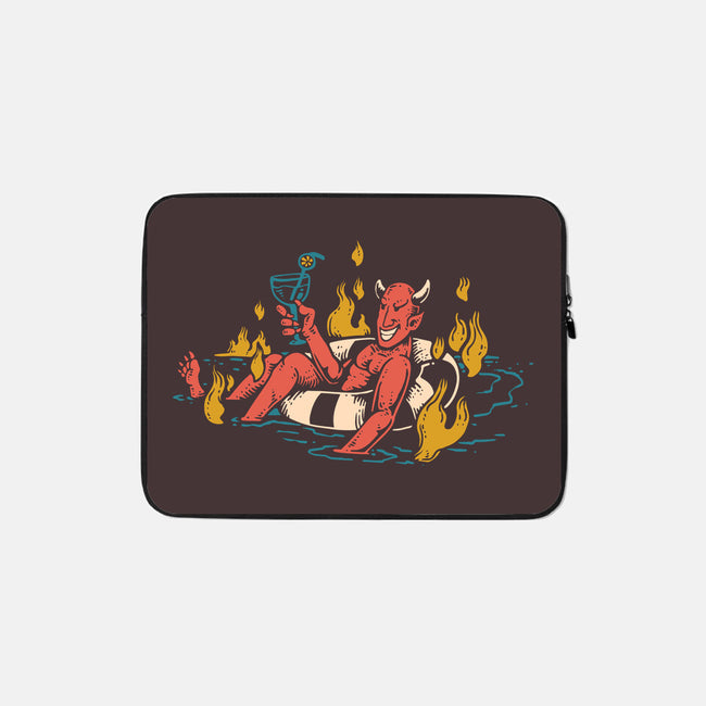 Bathing In Fire-none zippered laptop sleeve-tdK17