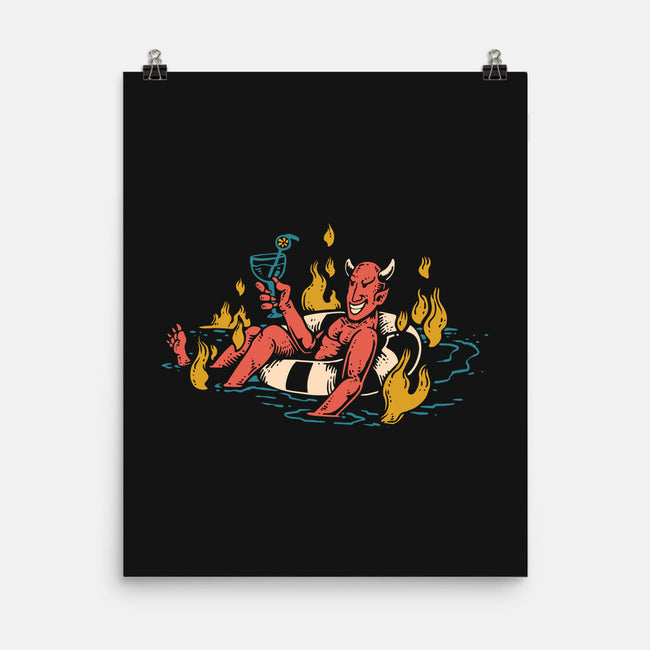 Bathing In Fire-none matte poster-tdK17