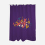 Bathing In Fire-none polyester shower curtain-tdK17