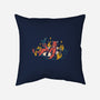 Bathing In Fire-none removable cover throw pillow-tdK17