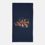 Bathing In Fire-none beach towel-tdK17