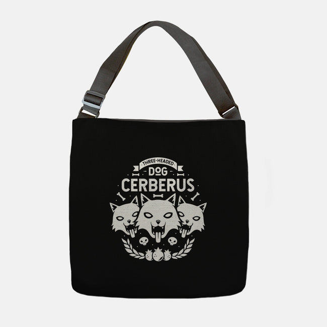 Three-headed Dog-none adjustable tote bag-Alundrart