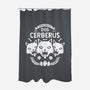 Three-headed Dog-none polyester shower curtain-Alundrart