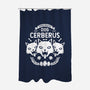 Three-headed Dog-none polyester shower curtain-Alundrart