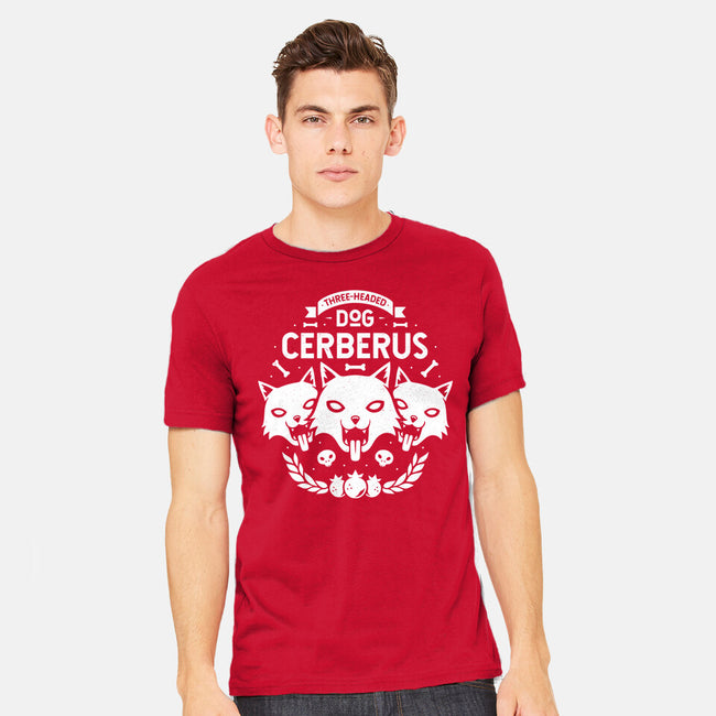 Three-headed Dog-mens heavyweight tee-Alundrart