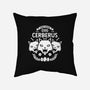 Three-headed Dog-none removable cover w insert throw pillow-Alundrart