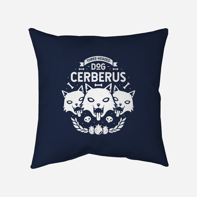 Three-headed Dog-none removable cover w insert throw pillow-Alundrart