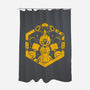 Kabuto Type Robot-none polyester shower curtain-Alundrart