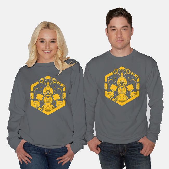 Kabuto Type Robot-unisex crew neck sweatshirt-Alundrart