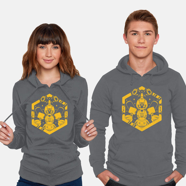 Kabuto Type Robot-unisex pullover sweatshirt-Alundrart