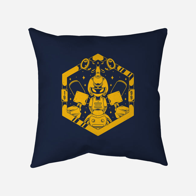 Kabuto Type Robot-none removable cover w insert throw pillow-Alundrart