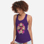 Telepathic Personality-womens racerback tank-nickzzarto