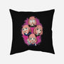 Telepathic Personality-none removable cover w insert throw pillow-nickzzarto