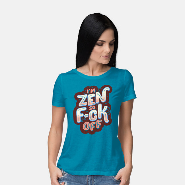 I'm Zen-womens basic tee-tobefonseca