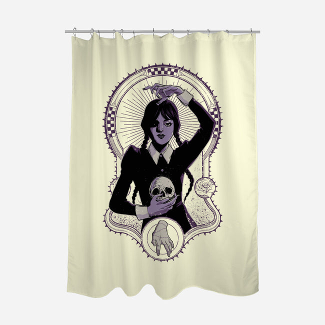 Full Of Woe-none polyester shower curtain-Hafaell