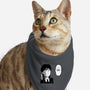 Impassive Girl-cat bandana pet collar-Raffiti