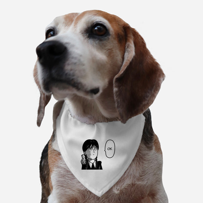 Impassive Girl-dog adjustable pet collar-Raffiti