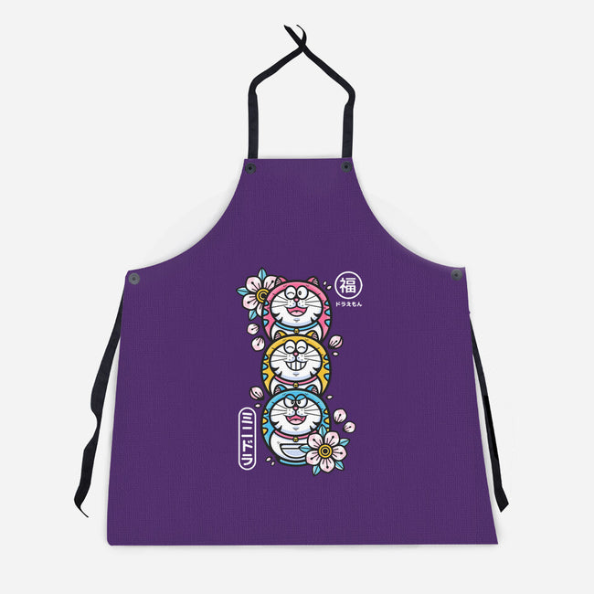 Daruma Totem Mini-Dora-unisex kitchen apron-Bear Noise