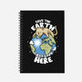 Cats Live Here-none dot grid notebook-turborat14