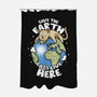 Cats Live Here-none polyester shower curtain-turborat14