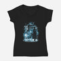 Goodbye 13th-womens v-neck tee-kharmazero