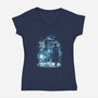 Goodbye 13th-womens v-neck tee-kharmazero