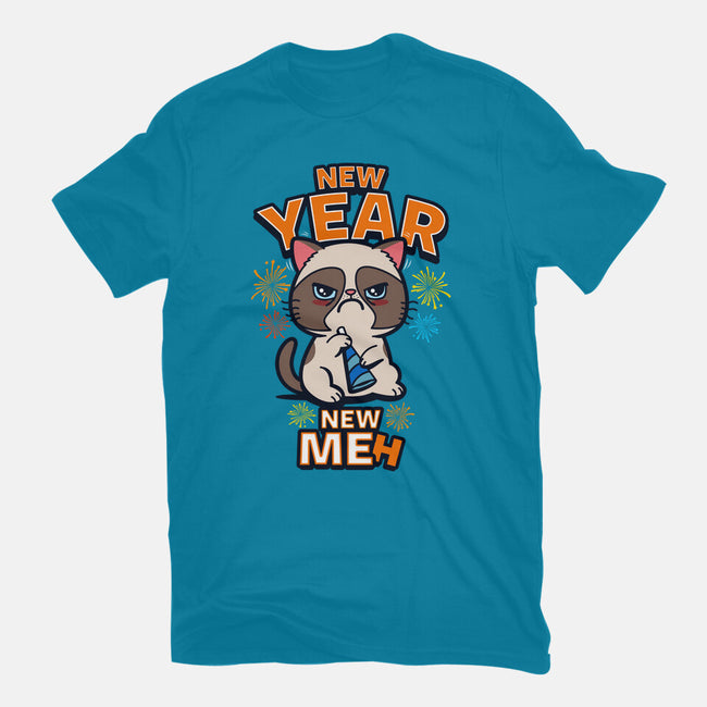 New Year New Meh-unisex basic tee-Boggs Nicolas