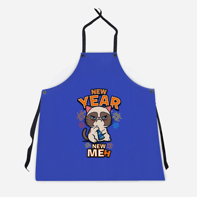 New Year New Meh-unisex kitchen apron-Boggs Nicolas