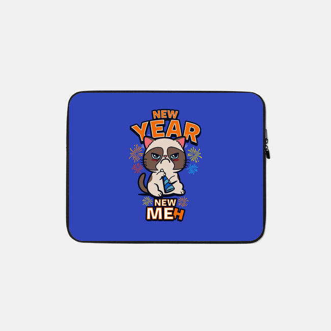 New Year New Meh-none zippered laptop sleeve-Boggs Nicolas