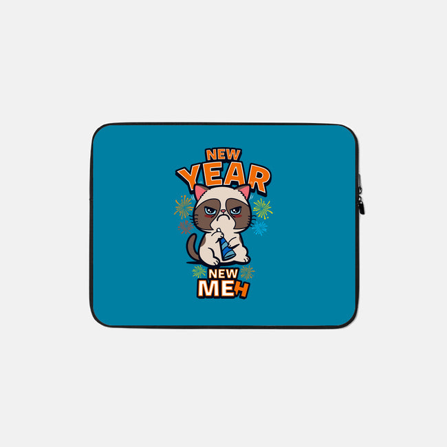 New Year New Meh-none zippered laptop sleeve-Boggs Nicolas
