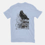Coffee, Raven And Poe-mens basic tee-DrMonekers