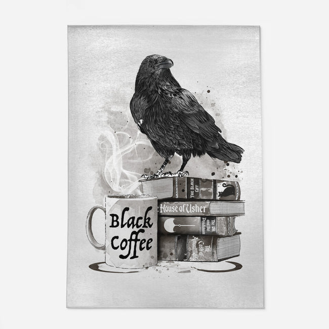 Coffee, Raven And Poe-none indoor rug-DrMonekers