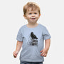 Coffee, Raven And Poe-baby basic tee-DrMonekers