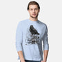 Coffee, Raven And Poe-mens long sleeved tee-DrMonekers