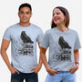 Coffee, Raven And Poe-unisex basic tee-DrMonekers