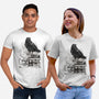 Coffee, Raven And Poe-unisex basic tee-DrMonekers