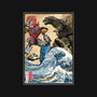 King Of The Monsters Vs Megazord-none removable cover w insert throw pillow-DrMonekers