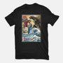 King Of The Monsters Vs Megazord-womens fitted tee-DrMonekers